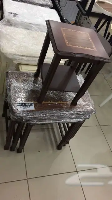 طاولات طعام زجاج وخشب طاولات خدمة (image 100)