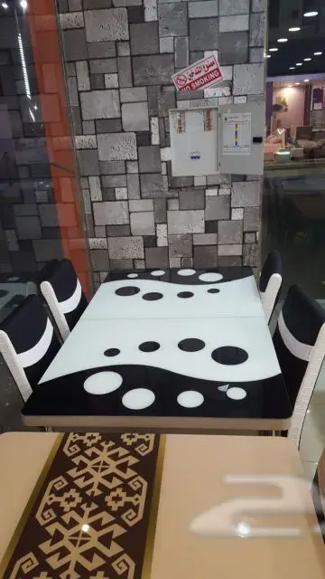 طاولات طعام زجاج وخشب طاولات خدمة (image 49)