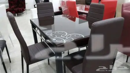طاولات طعام زجاج وخشب طاولات خدمة (image 81)