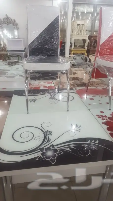 طاولات طعام زجاج وخشب طاولات خدمة (image 71)