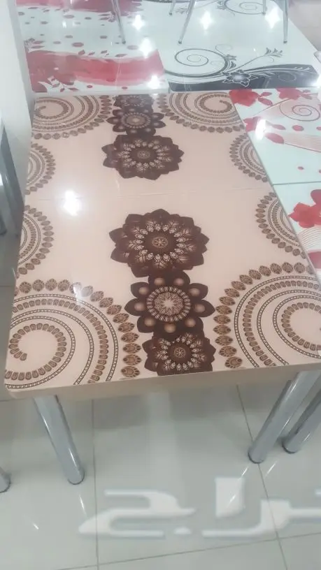 طاولات طعام زجاج وخشب طاولات خدمة (image 74)