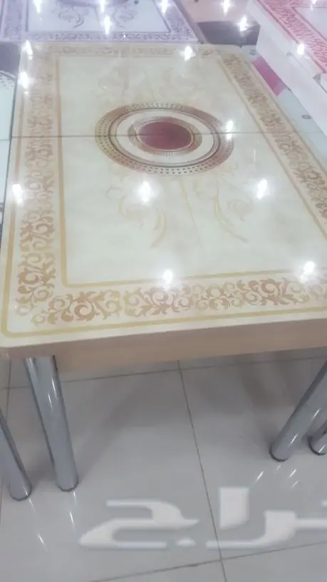 طاولات طعام زجاج وخشب طاولات خدمة (image 72)