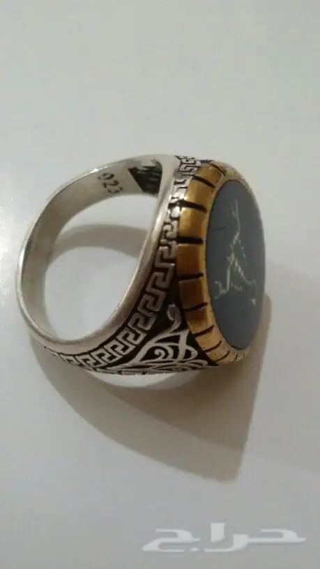 خاتم فضة تركي 925  (image 1)
