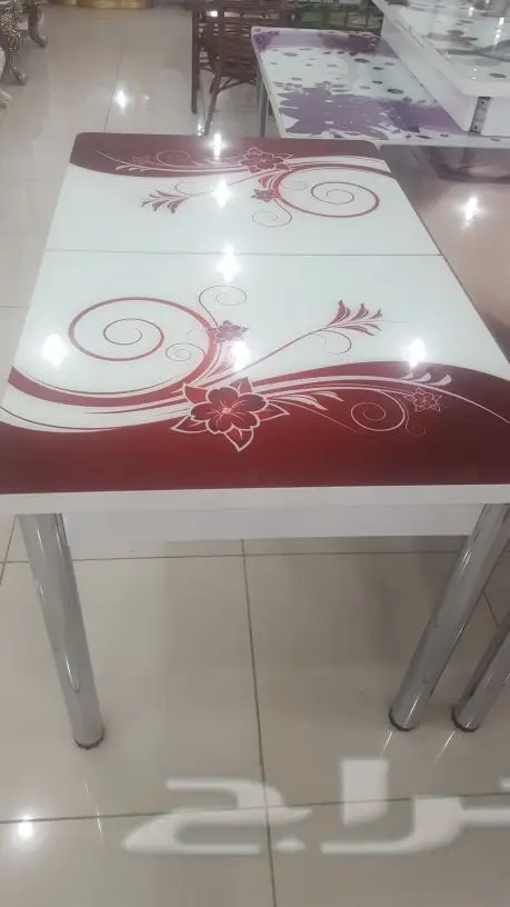 طاولات طعام زجاج وخشب طاولات خدمة (image 68)