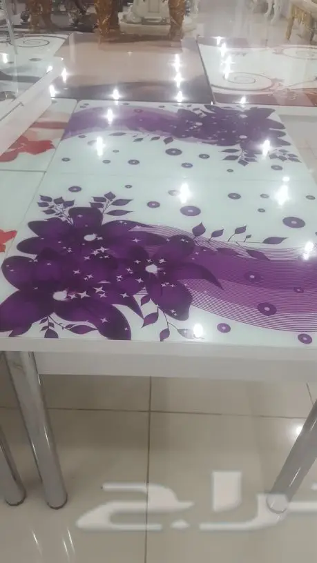 طاولات طعام زجاج وخشب طاولات خدمة (image 67)