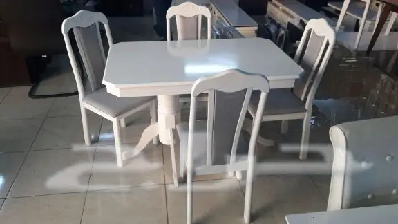 طاولات طعام زجاج وخشب طاولات خدمة (image 9)