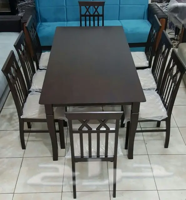 طاولات طعام زجاج وخشب طاولات خدمة (image 20)