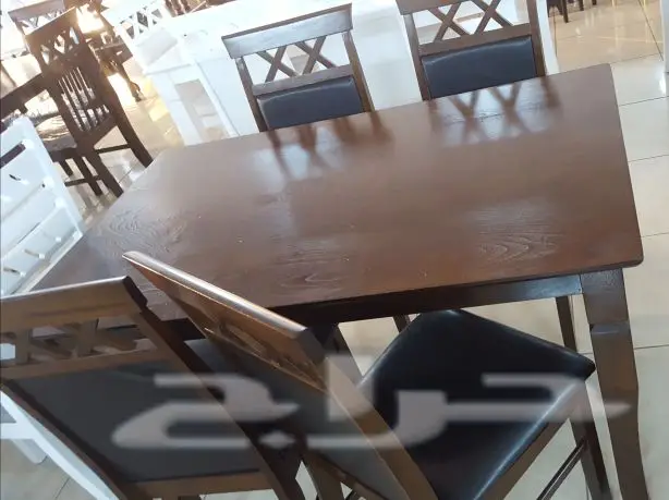 طاولات طعام زجاج وخشب طاولات خدمة (image 29)