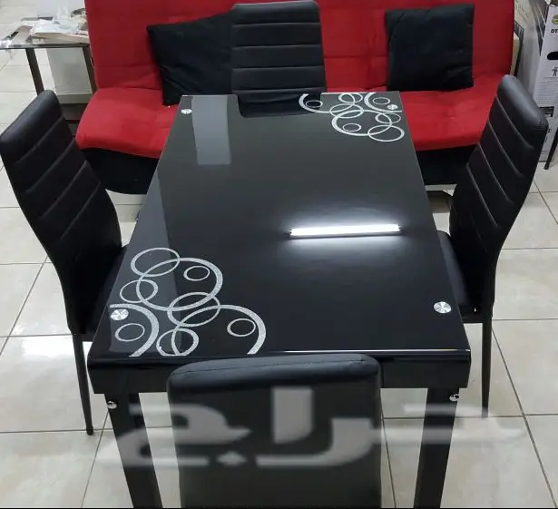 طاولات طعام زجاج وخشب طاولات خدمة (image 78)