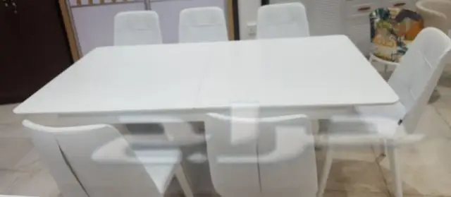 طاولات طعام زجاج وخشب طاولات خدمة (image 12)