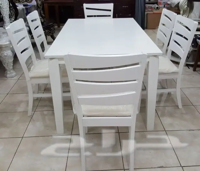 طاولات طعام زجاج وخشب طاولات خدمة (image 34)