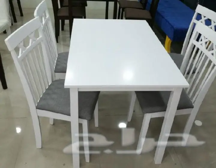 طاولات طعام زجاج وخشب طاولات خدمة (image 4)