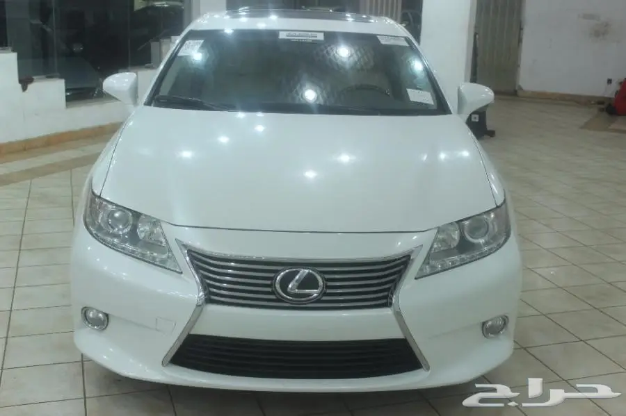 لكزس ES 350 ابيض لولي 2013 بطاقه جمركيه (image 1)