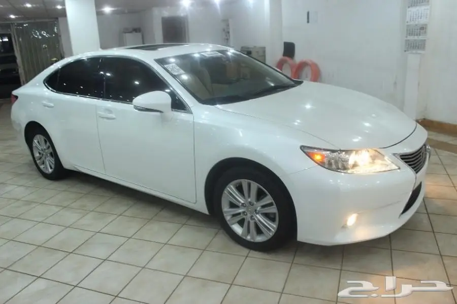 لكزس ES 350 ابيض لولي 2013 بطاقه جمركيه (image 19)