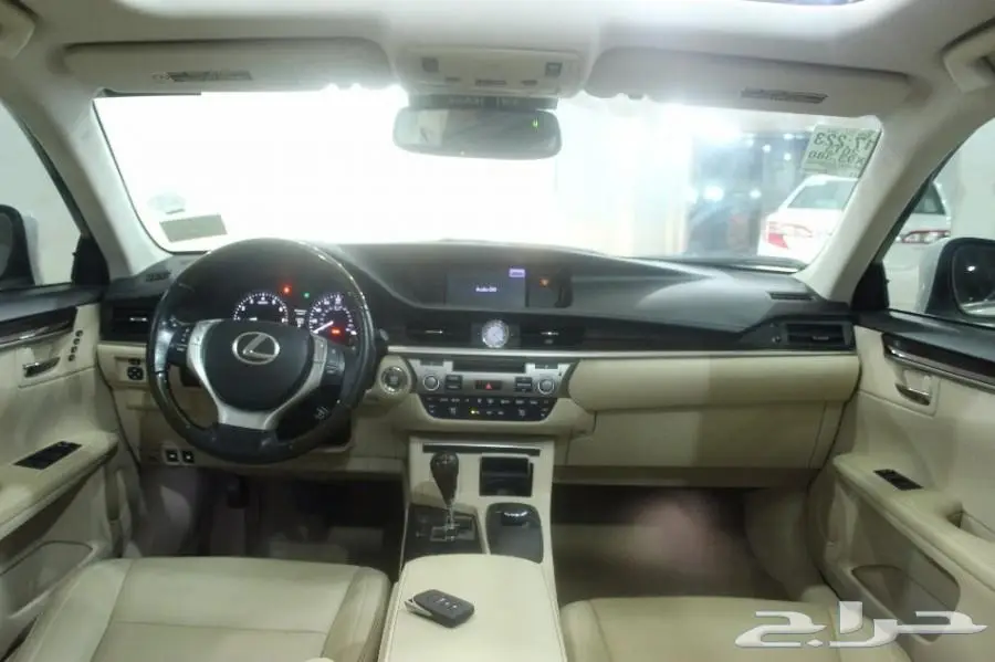 لكزس ES 350 ابيض لولي 2013 بطاقه جمركيه (image 22)