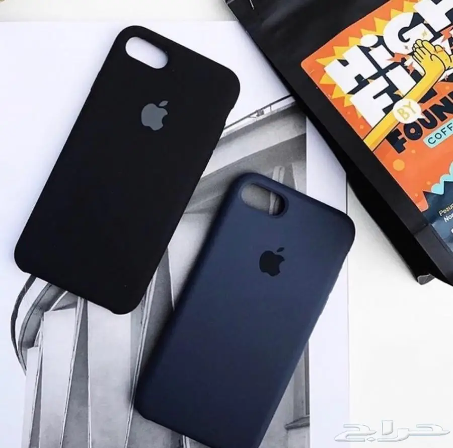 كفرات سيليكون من ابل للايفون 7و8 عادي وبلس (image 2)