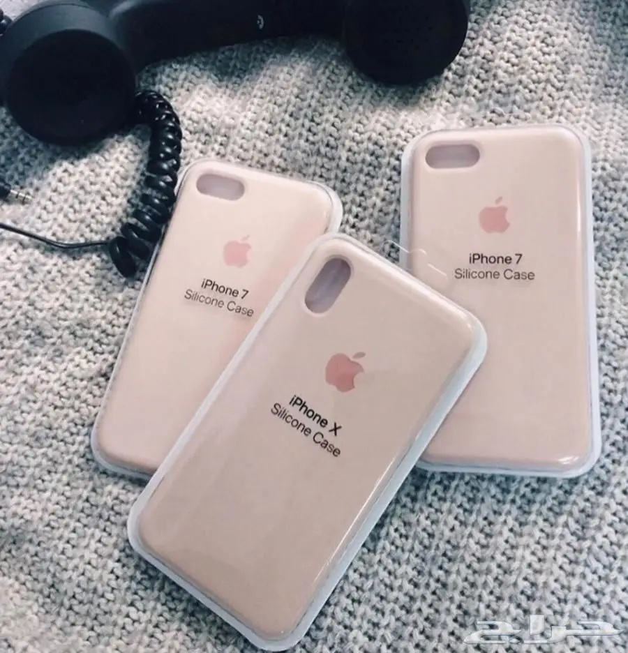 كفرات سيليكون من ابل للايفون 7و8 عادي وبلس (image 1)