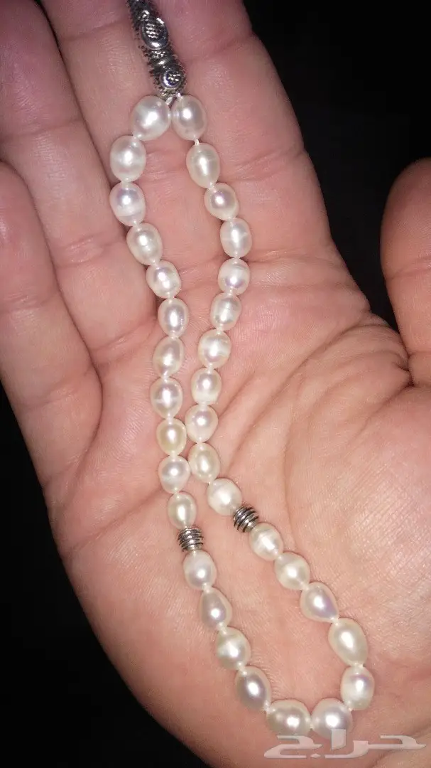 مزاد يبدأ من ريال على سبحه لؤلؤ زراعي (Image 1)