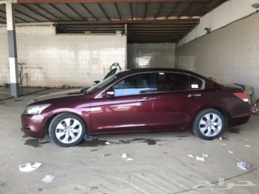 اكورد 2009 - فل كامل - لون عنابي - مستعمل - أبو عبده (image 4)