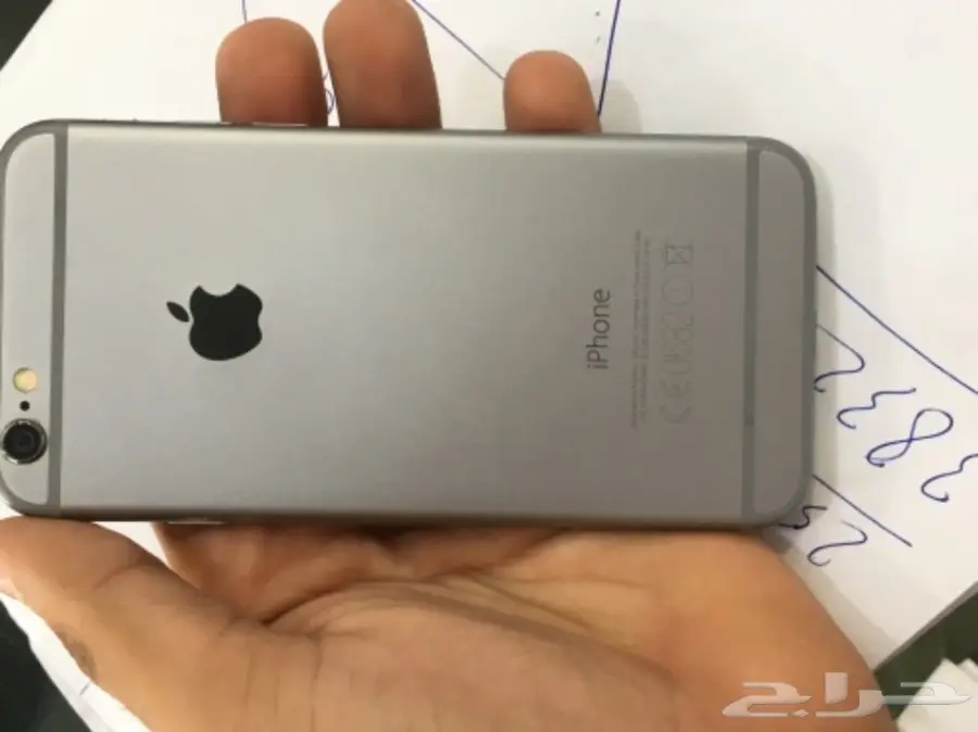 جوال ايفون 6 64 قيقا نظيف لون رمادي  (image 4)