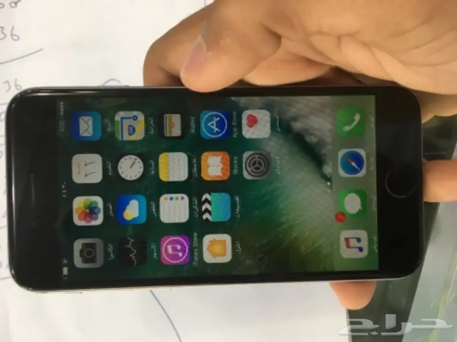 جوال ايفون 6 64 قيقا نظيف لون رمادي  (image 7)