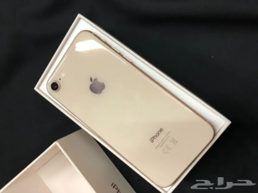 أيفون 8 البيع ذهبي  (image 1)