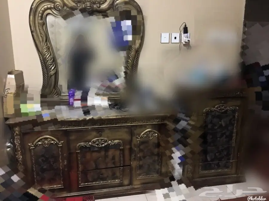 دولاب و تسريحه و 3 كوميدينه (image 1)