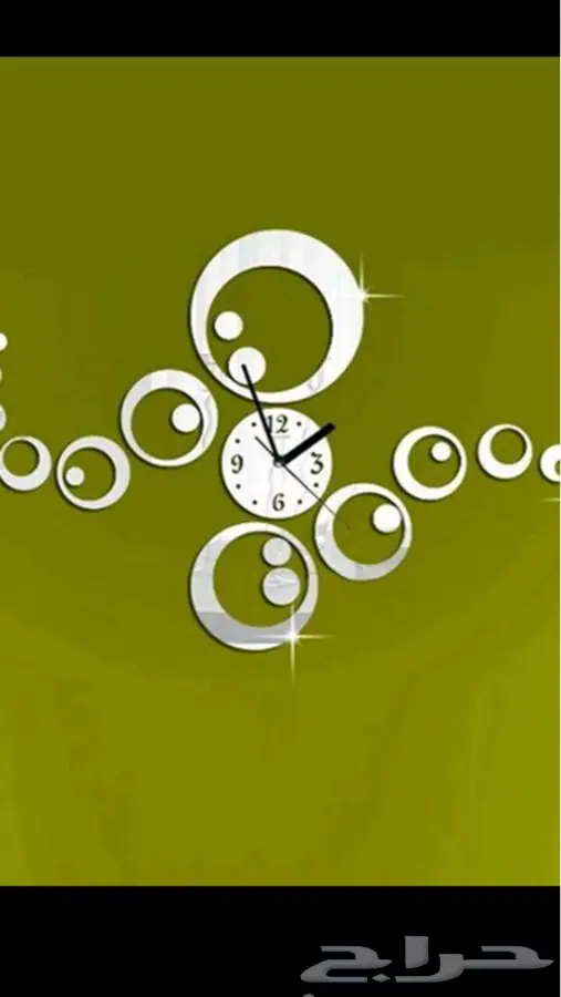 ساعة حائط كبيرة 3d. 100 ريال (image 17)
