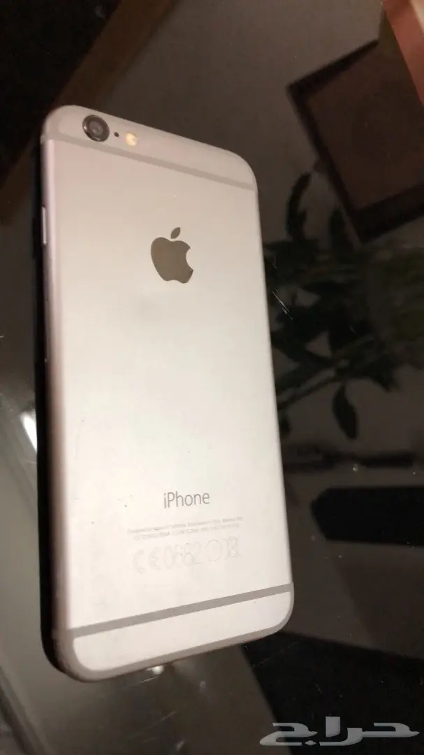 ايفون 6 رصاصي حجم 16 قيقا 