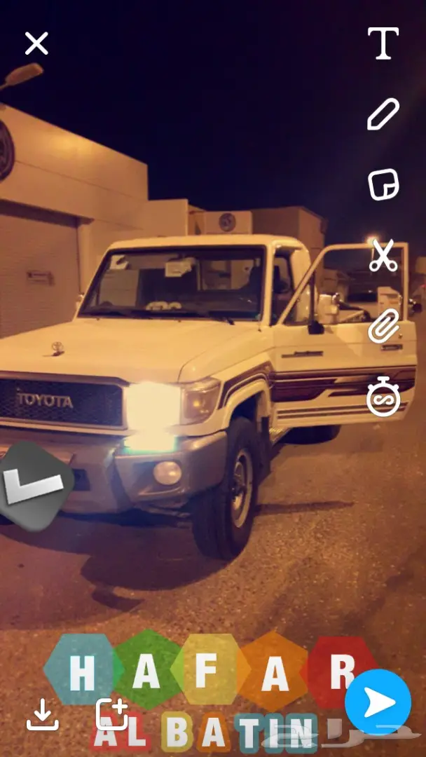 للبيع جيب شاص ابيض . (image 2)