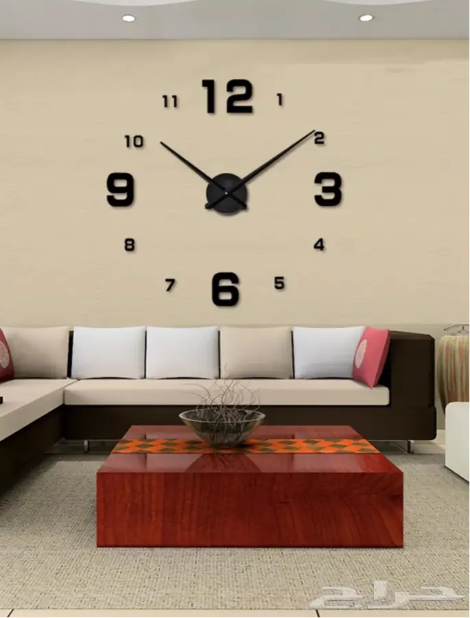 ساعة حائط كبيرة 3d. 100 ريال (image 5)