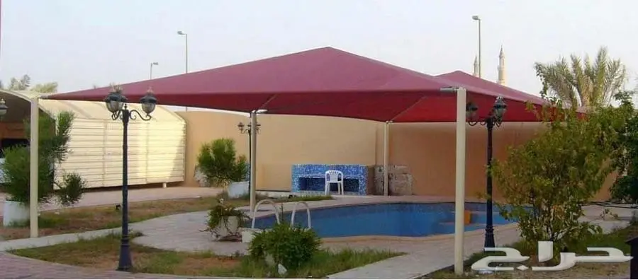 مظلات سيارات-سواتر- بيوت شعر ومشبات- مستودعات (image 50)