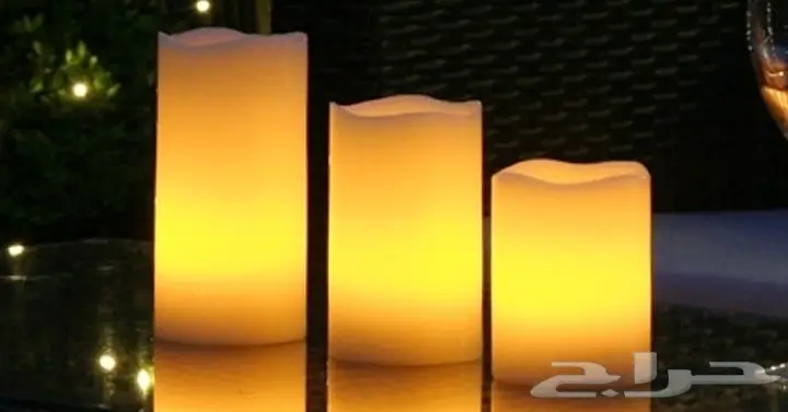 متوفر الآن الشموع المضيئة الآمنة 12 لون (image 1)