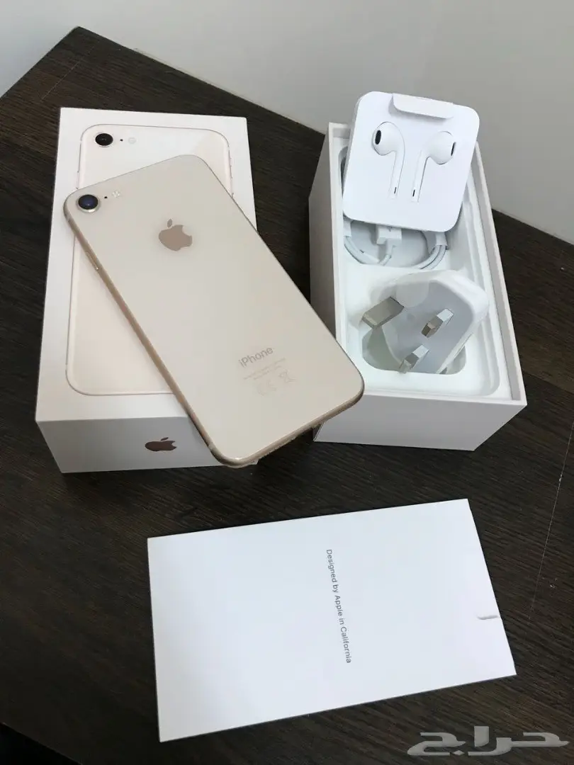 ايفون 8 ذهبي - كالجديد! ضمان سنتين (image 7)