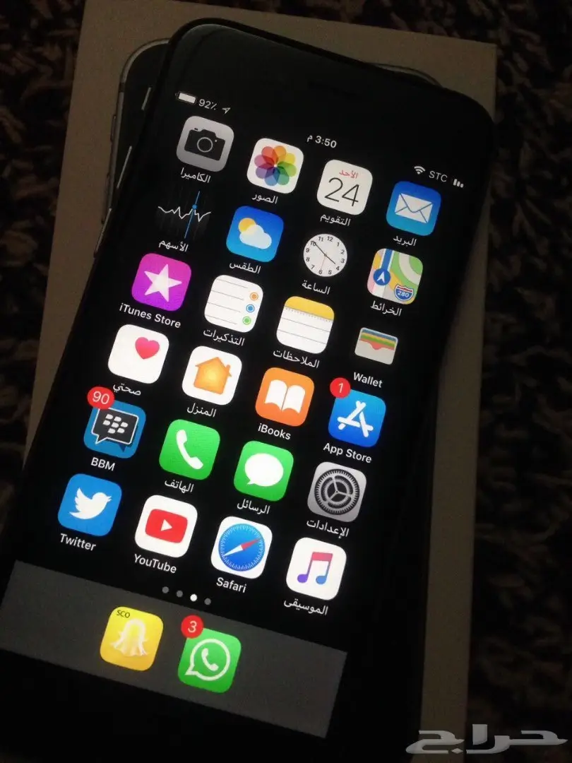 ايفون 6 32G  فضي  (image 2)