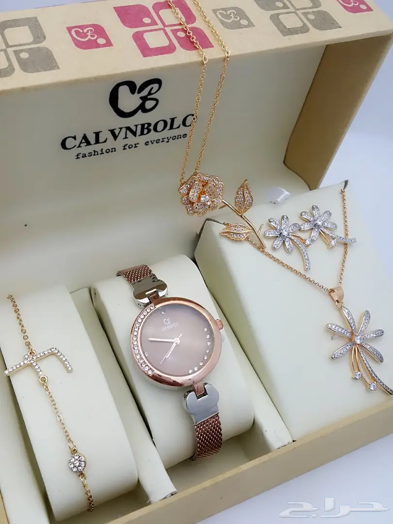 جديد ماركه كالفن بولو طقم نسائي ساعة واكسسوار (image 3)
