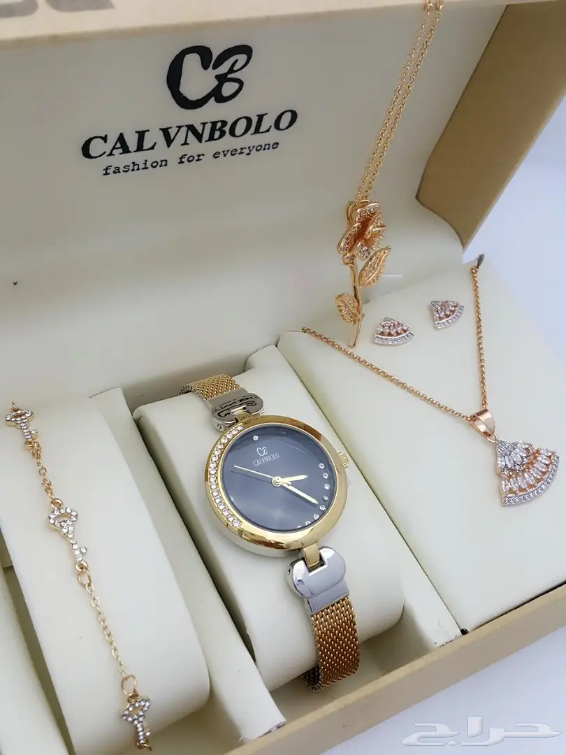 جديد ماركه كالفن بولو طقم نسائي ساعة واكسسوار (image 7)