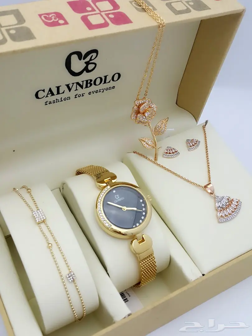 جديد ماركه كالفن بولو طقم نسائي ساعة واكسسوار (image 8)
