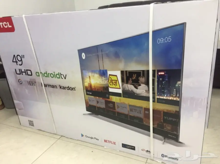 شاشتين  49 بوصه جديده للبيع