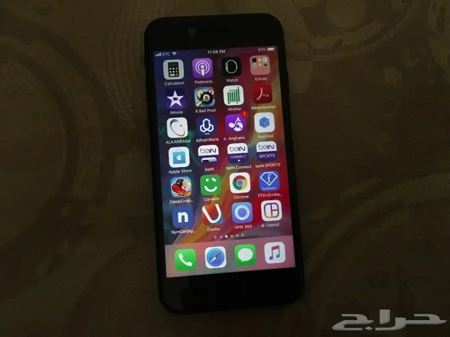ايفون 7 العادي اسود مطفي 128 غيغا بحكم الجديد (image 7)