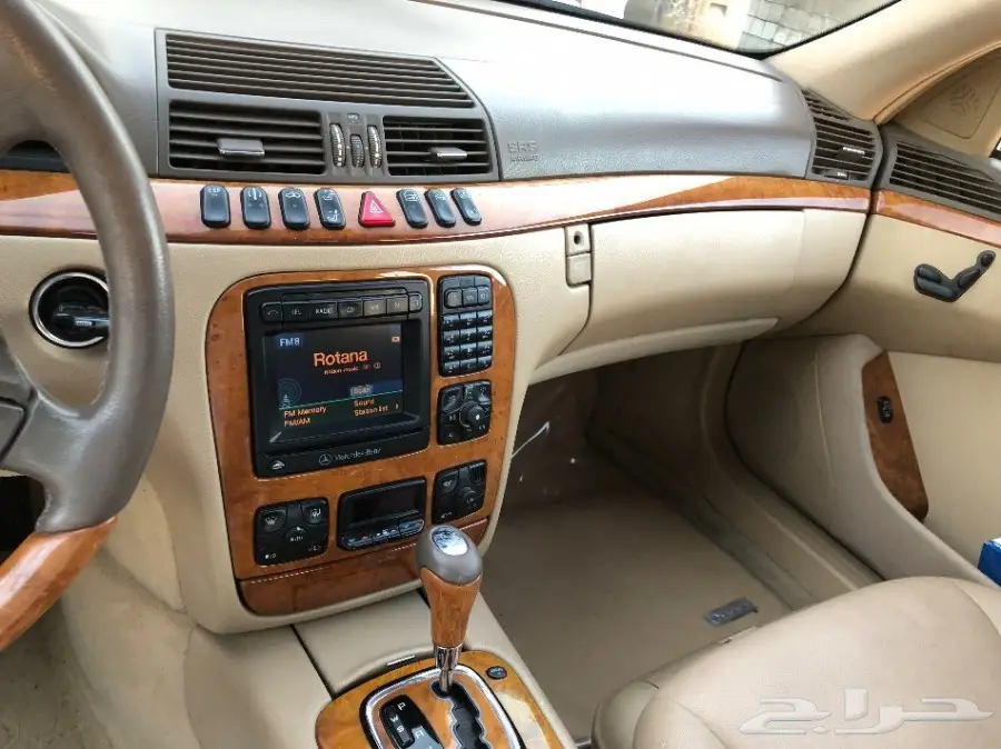 مرسيدس بنز S 320 2002 (فياجرا) بحري داخل بيج (image 4)