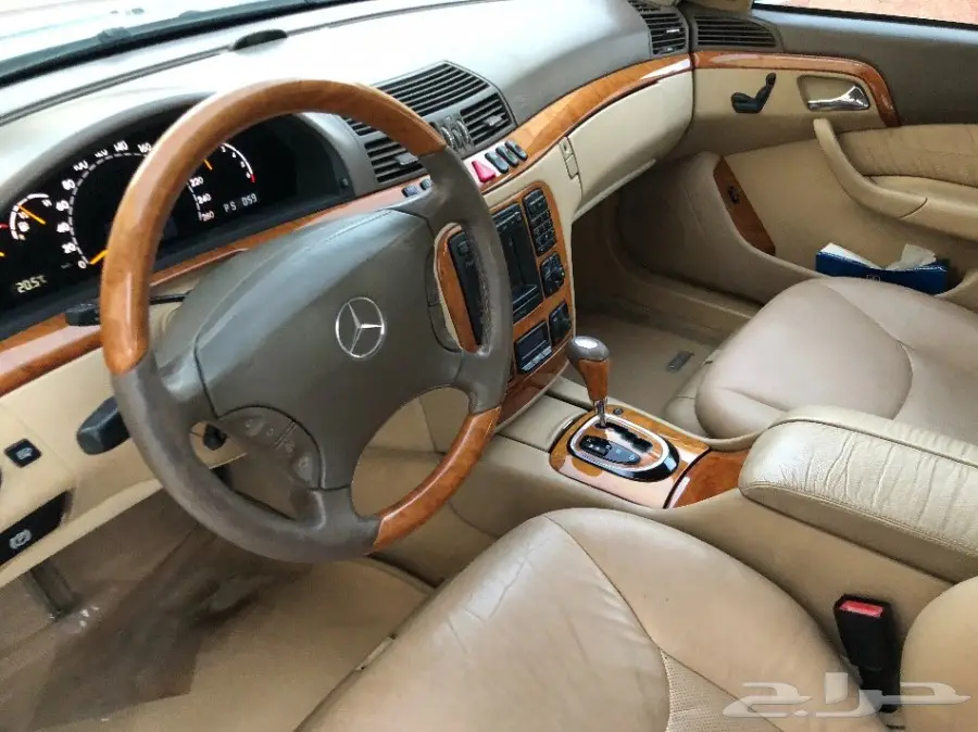 مرسيدس بنز S 320 2002 (فياجرا) بحري داخل بيج (image 8)