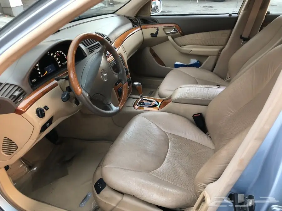 مرسيدس بنز S 320 2002 (فياجرا) بحري داخل بيج (image 17)