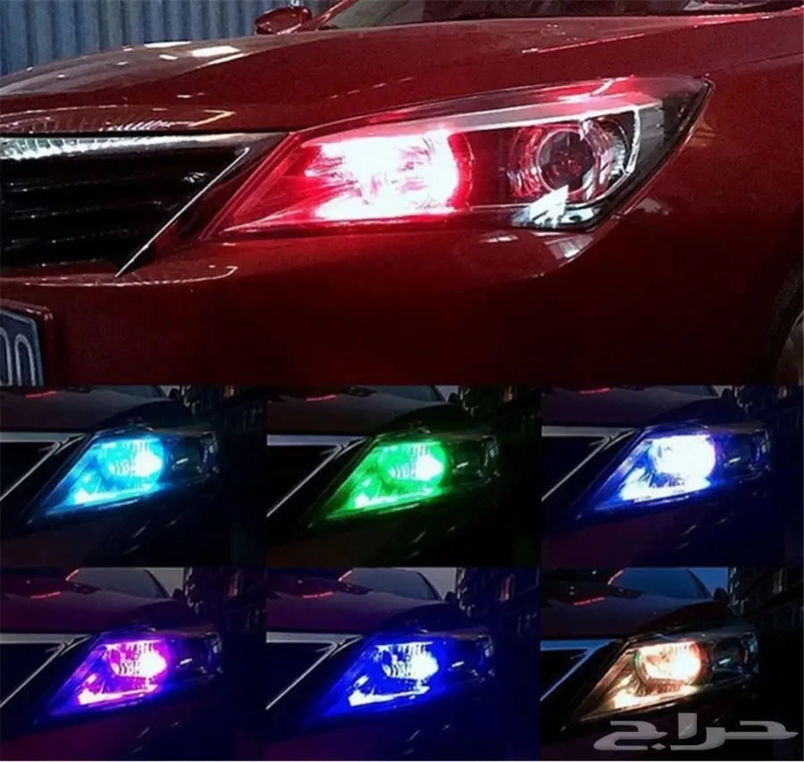 عرض على لمبات ليد 16 لون اربع حبات ب 100 (image 1)