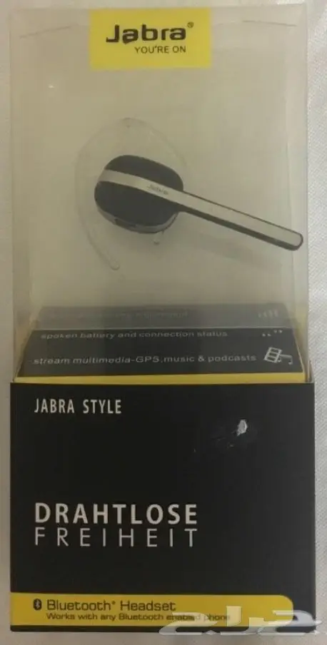 سماعة بلوتوث ماركة jabra 