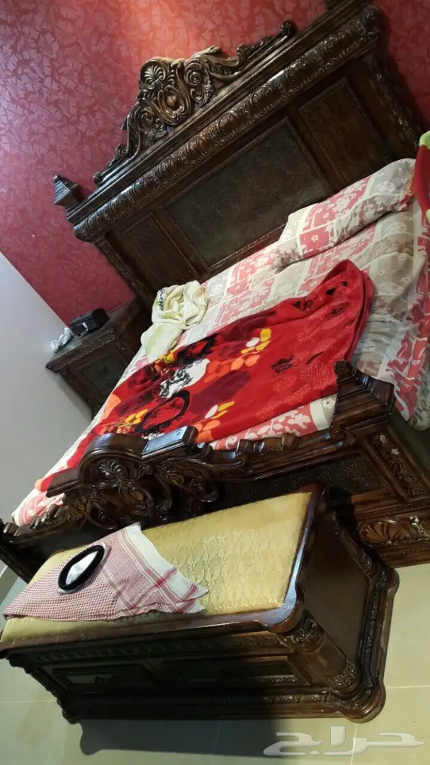 غرفة نوم نفرين وغرفة اطفال ثلاث اسرة للبيع (image 1)