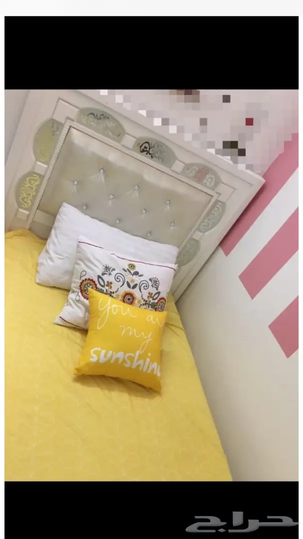 غرفة نوم مستعمله نظيفه للبيع  (image 1)