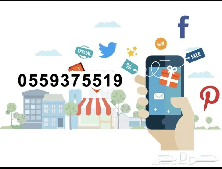 نشر وتسويق لاكثر من 150 الف شخص مع التوثيق