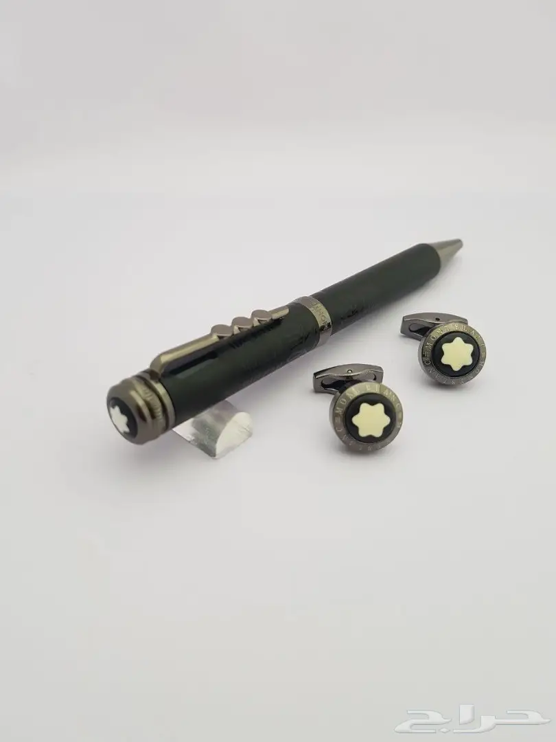 طقم قلم وكبك ماركة مونت بلانك موديلات 2018  (image 2)