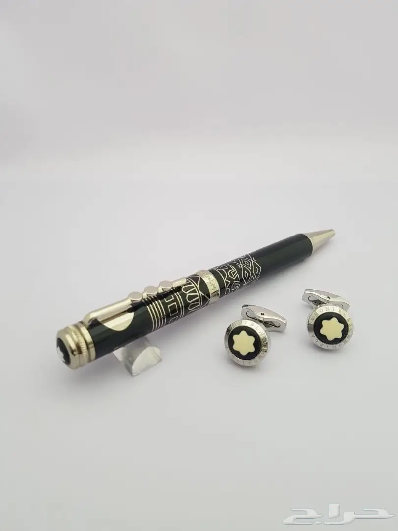 طقم قلم وكبك ماركة مونت بلانك موديلات 2018  (image 7)
